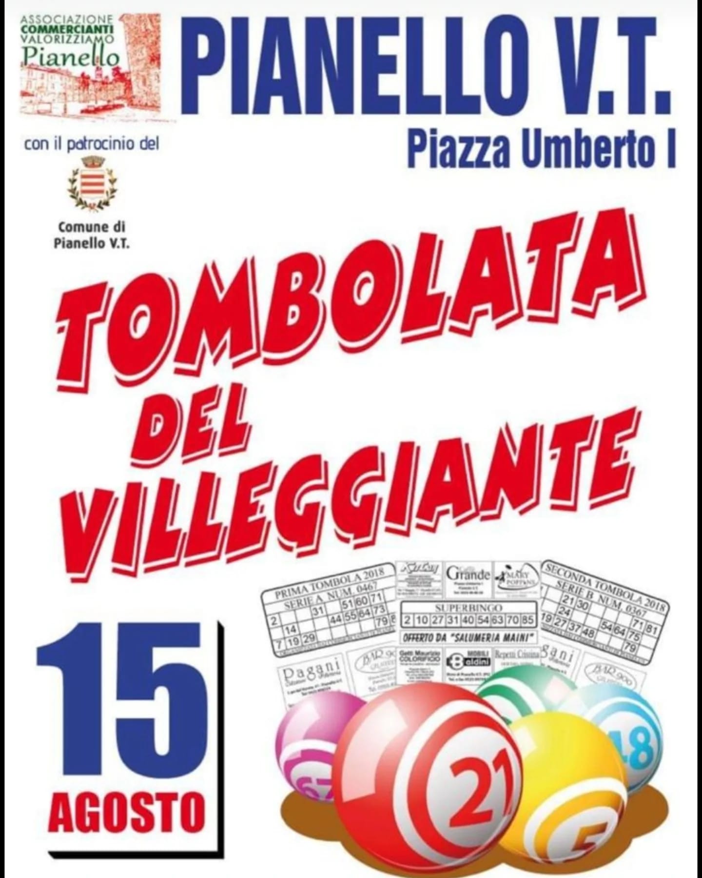 tombolata del villeggiante pianello val tidone 2024