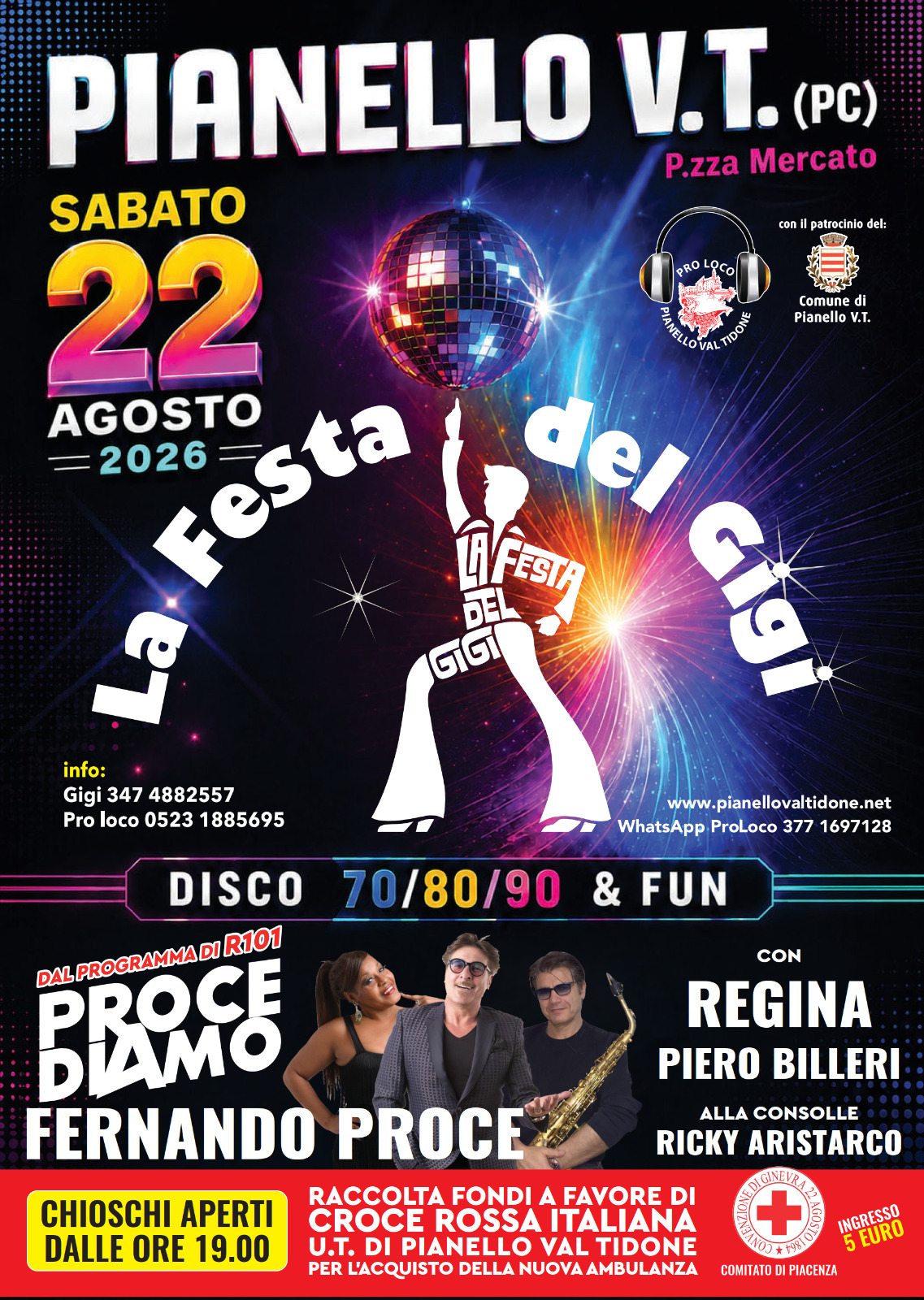 Locandina Festa del Gigi 2026 a Pianello Val Tidone