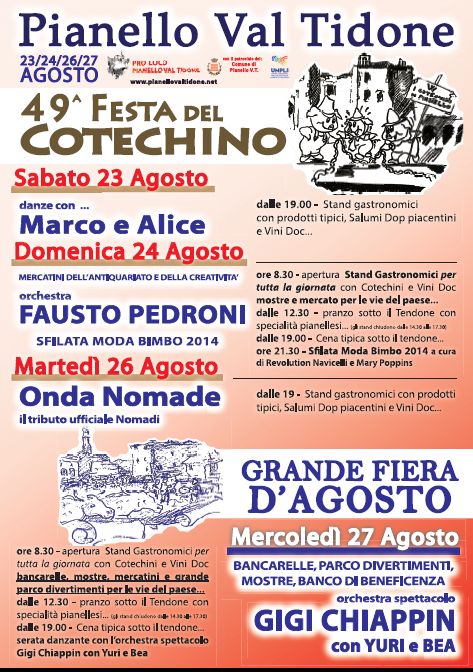 Pianello Val Tidone - Festa del Cotechino e Grande Fiera 2014