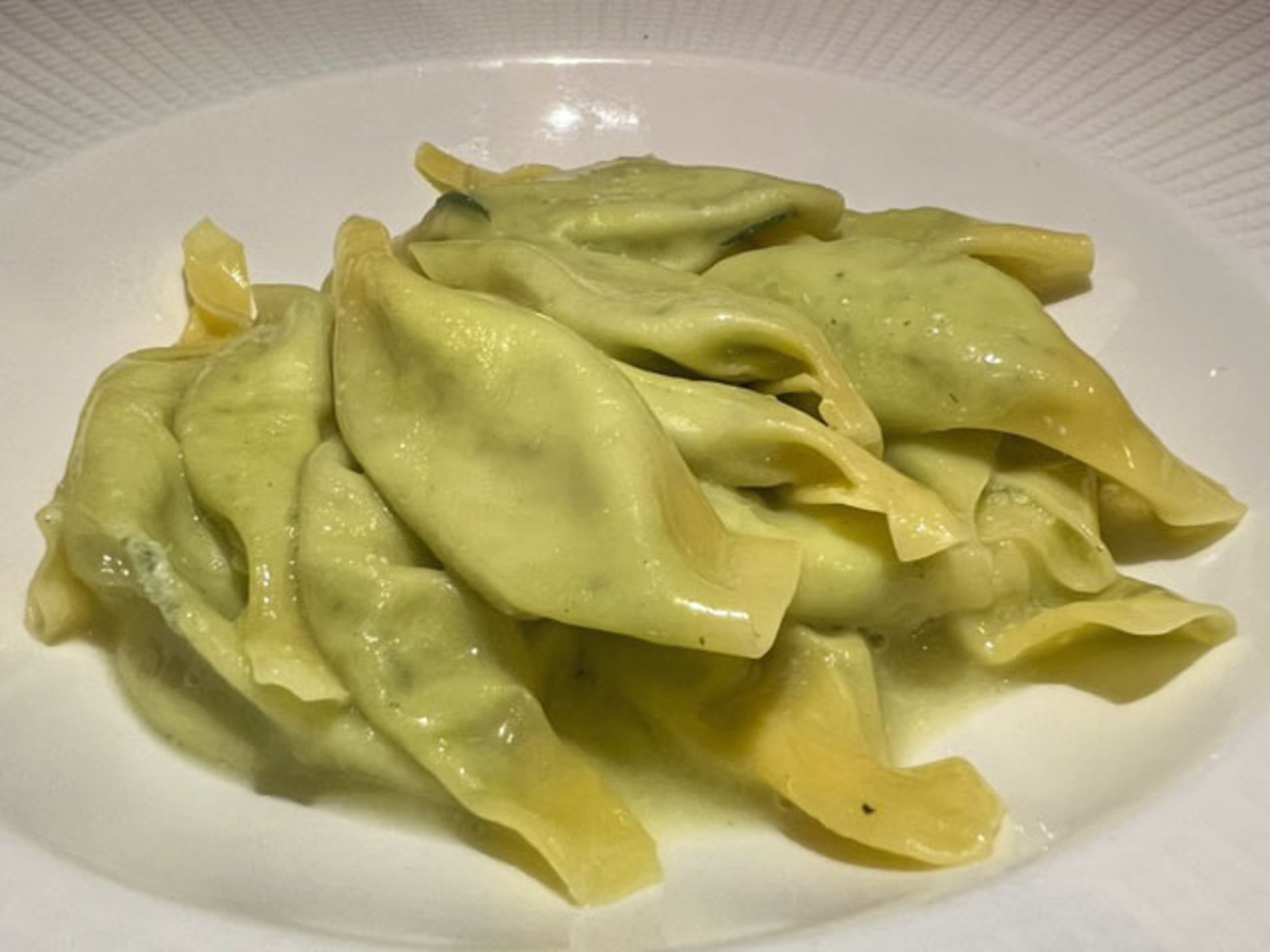 Tortelli piacentini con la coda