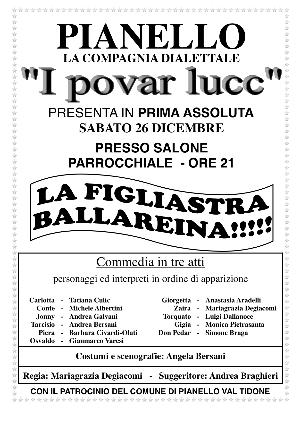 La fiastra balareina - Pianello Val Tidone - I Povar Lucc